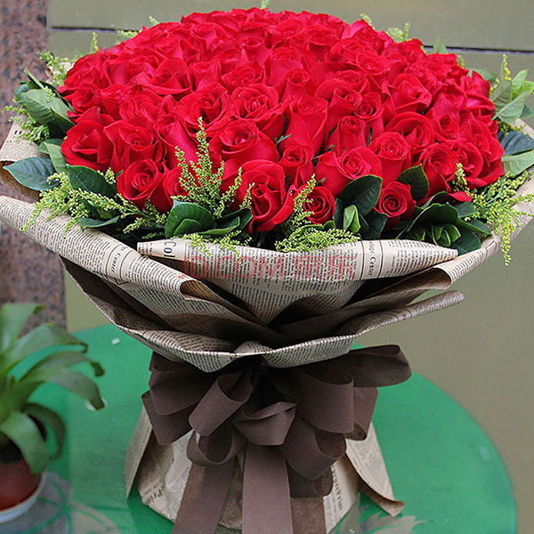 99朵紅玫瑰B款