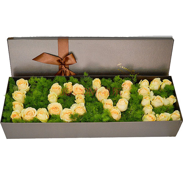 33朵香檳玫瑰B款